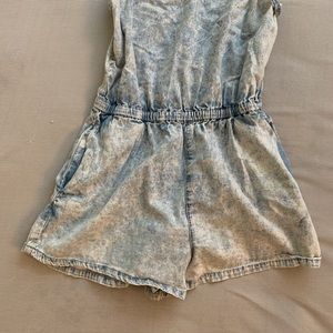 F21 distressed romper
